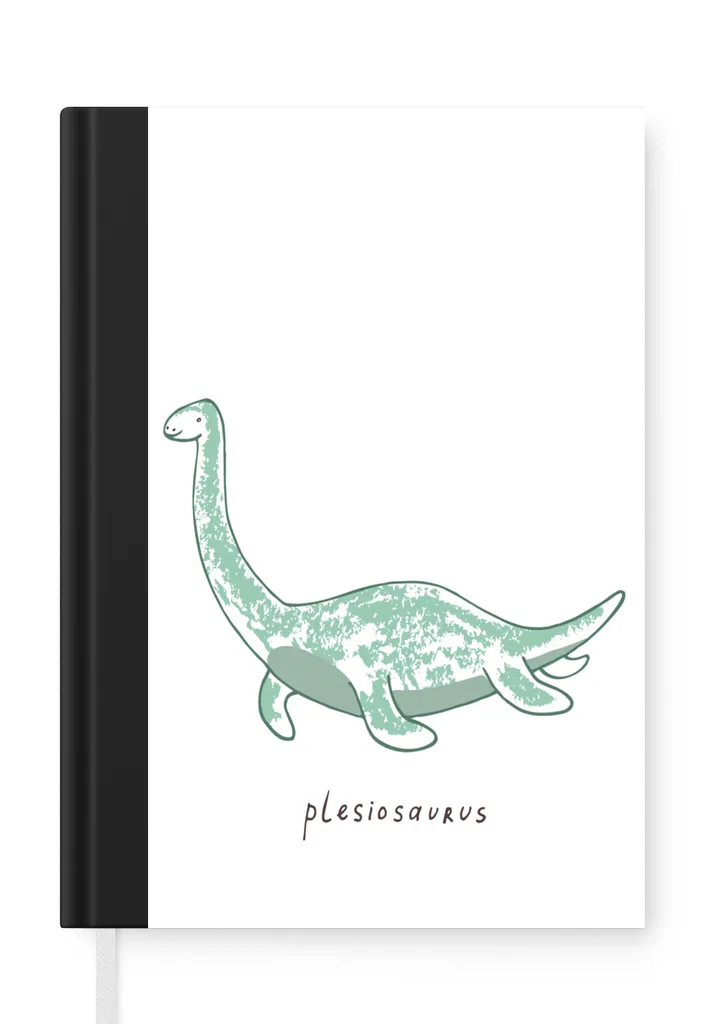 MuchoWow® Notizbuch Tagebuch Haushaltsbuch Notebook A5 Kinderzimmer - Plesiosaurier - Dinosaurier - Junge - - Notizblock - Notizheft - Notebook - Schreibblock - Papier